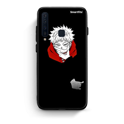samsung a9 Itadori Anime θήκη από τη Smartfits με σχέδιο στο πίσω μέρος και μαύρο περίβλημα | Smartphone case with colorful back and black bezels by Smartfits