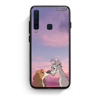 samsung a9 Lady And Tramp θήκη από τη Smartfits με σχέδιο στο πίσω μέρος και μαύρο περίβλημα | Smartphone case with colorful back and black bezels by Smartfits