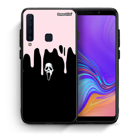 Θήκη Samsung A9 Melting Halloween Mask από τη Smartfits με σχέδιο στο πίσω μέρος και μαύρο περίβλημα | Samsung A9 Melting Halloween Mask case with colorful back and black bezels