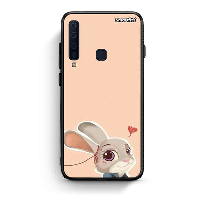 samsung a9 Nick Wilde And Judy Hopps Love 2 θήκη από τη Smartfits με σχέδιο στο πίσω μέρος και μαύρο περίβλημα | Smartphone case with colorful back and black bezels by Smartfits