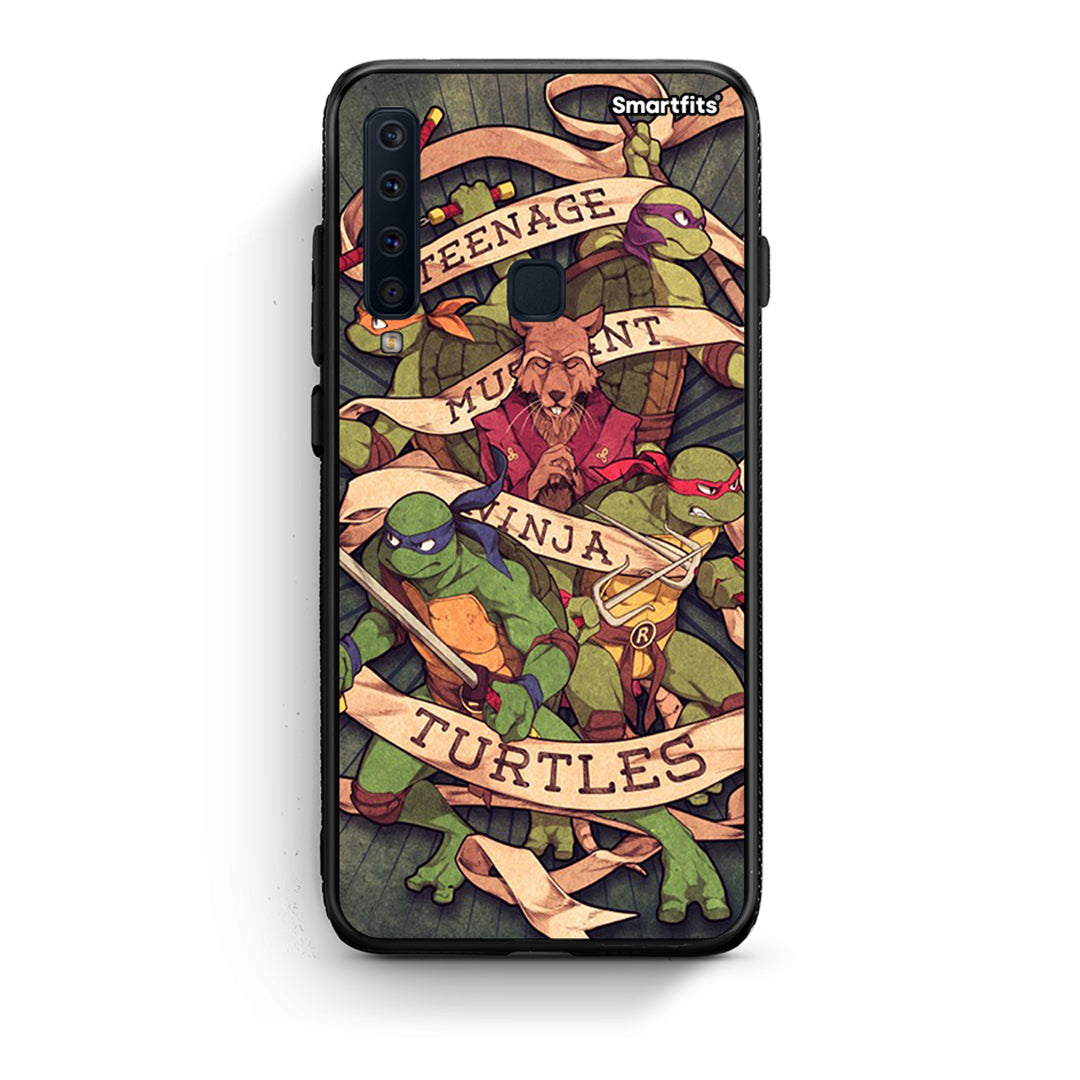 samsung a9 Ninja Turtles θήκη από τη Smartfits με σχέδιο στο πίσω μέρος και μαύρο περίβλημα | Smartphone case with colorful back and black bezels by Smartfits