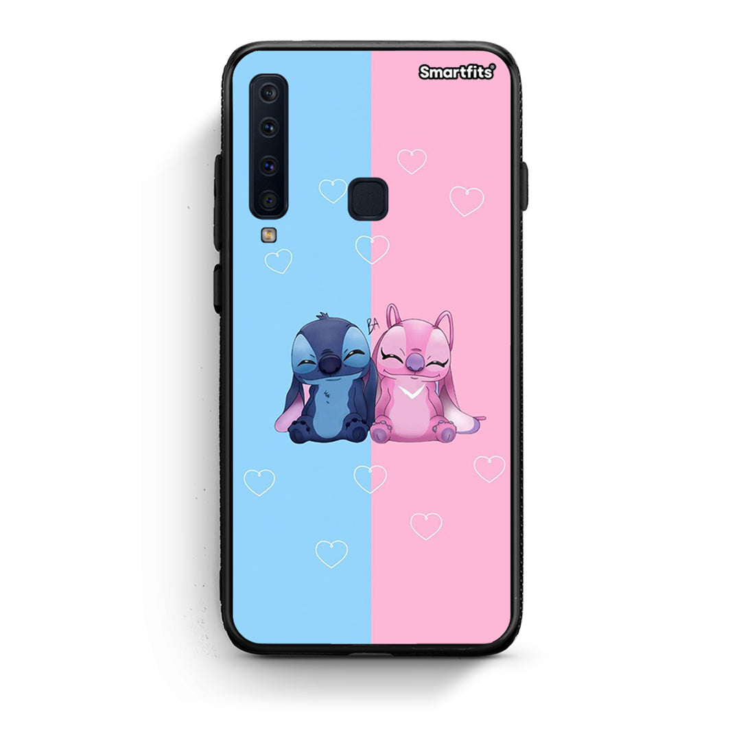 samsung a9 Stitch And Angel θήκη από τη Smartfits με σχέδιο στο πίσω μέρος και μαύρο περίβλημα | Smartphone case with colorful back and black bezels by Smartfits