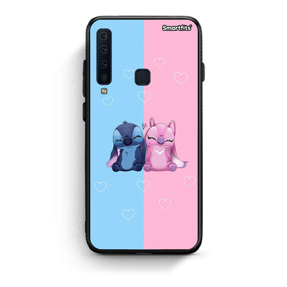 samsung a9 Stitch And Angel θήκη από τη Smartfits με σχέδιο στο πίσω μέρος και μαύρο περίβλημα | Smartphone case with colorful back and black bezels by Smartfits