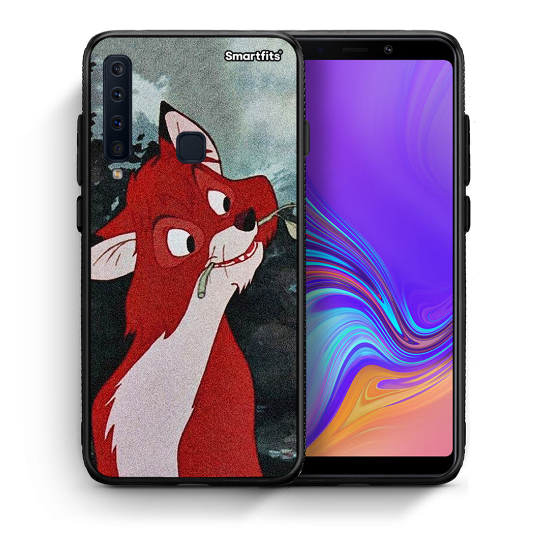 Θήκη Samsung A9 Tod And Vixey Love 1 από τη Smartfits με σχέδιο στο πίσω μέρος και μαύρο περίβλημα | Samsung A9 Tod And Vixey Love 1 case with colorful back and black bezels