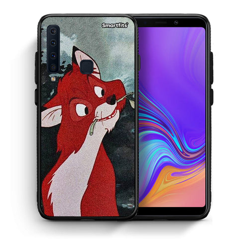 Θήκη Samsung A9 Tod And Vixey Love 1 από τη Smartfits με σχέδιο στο πίσω μέρος και μαύρο περίβλημα | Samsung A9 Tod And Vixey Love 1 case with colorful back and black bezels