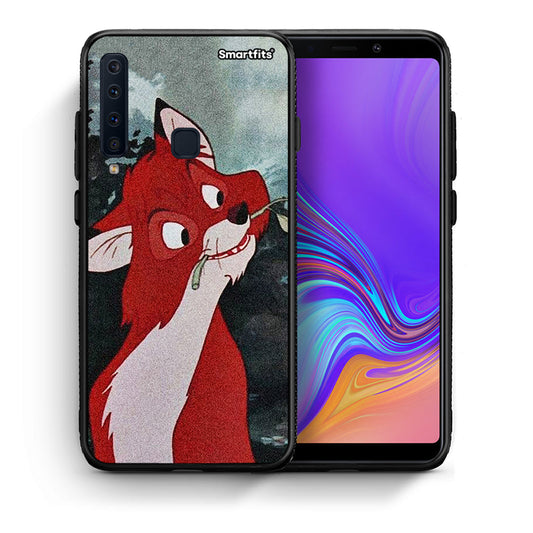 Θήκη Samsung A9 Tod And Vixey Love 1 από τη Smartfits με σχέδιο στο πίσω μέρος και μαύρο περίβλημα | Samsung A9 Tod And Vixey Love 1 case with colorful back and black bezels