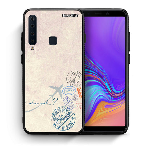 Θήκη Samsung A9 Where Next από τη Smartfits με σχέδιο στο πίσω μέρος και μαύρο περίβλημα | Samsung A9 Where Next case with colorful back and black bezels