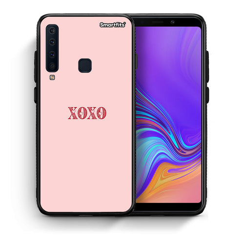 Θήκη Samsung A9 XOXO Love από τη Smartfits με σχέδιο στο πίσω μέρος και μαύρο περίβλημα | Samsung A9 XOXO Love case with colorful back and black bezels