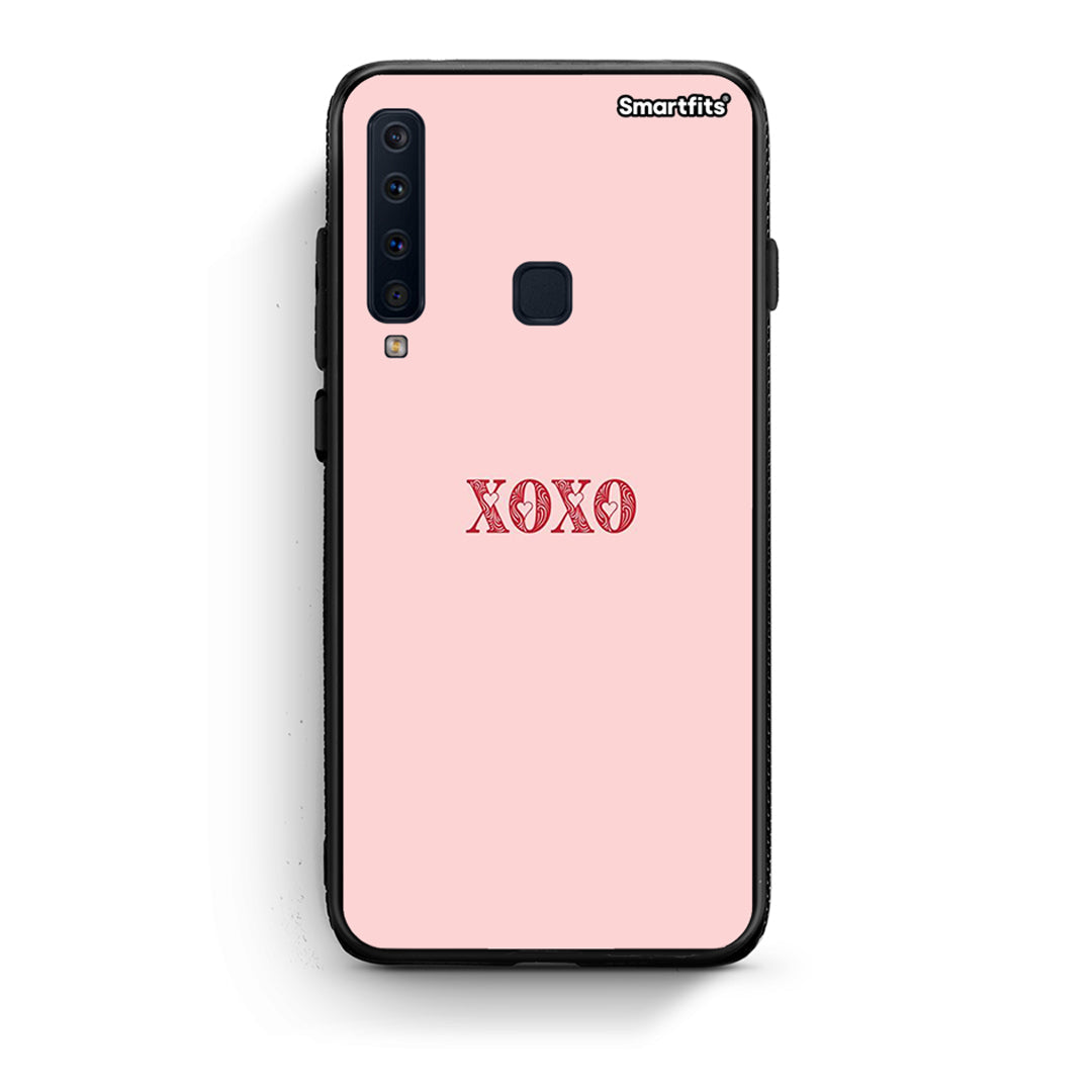 samsung a9 XOXO Love θήκη από τη Smartfits με σχέδιο στο πίσω μέρος και μαύρο περίβλημα | Smartphone case with colorful back and black bezels by Smartfits