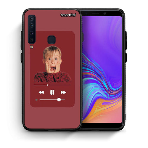 Θήκη Samsung A9 Xmas Alone Music από τη Smartfits με σχέδιο στο πίσω μέρος και μαύρο περίβλημα | Samsung A9 Xmas Alone Music case with colorful back and black bezels