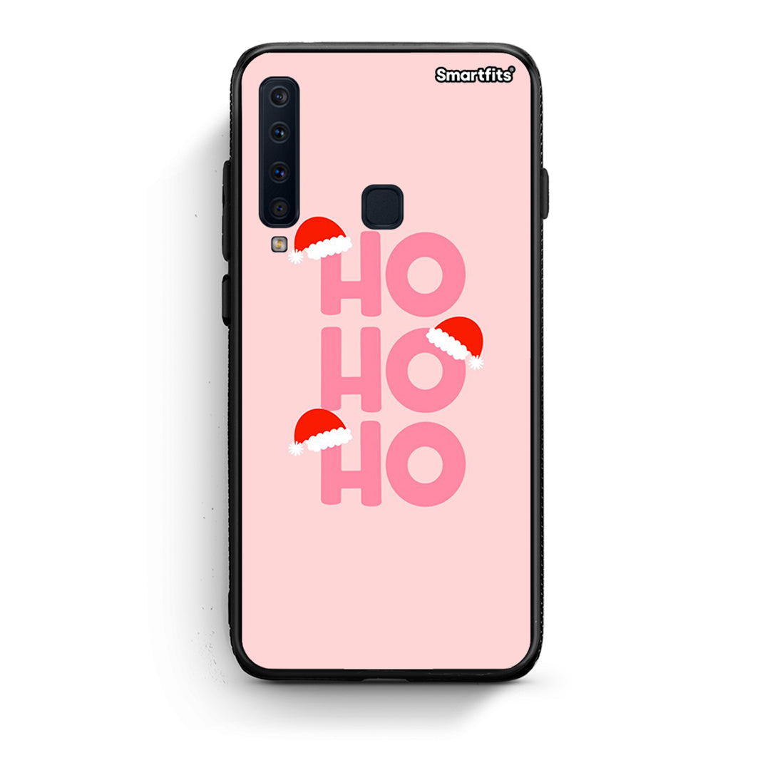 samsung a9 Xmas Ho Ho Ho θήκη από τη Smartfits με σχέδιο στο πίσω μέρος και μαύρο περίβλημα | Smartphone case with colorful back and black bezels by Smartfits