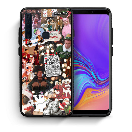 Θήκη Samsung A9 Xmas Movies από τη Smartfits με σχέδιο στο πίσω μέρος και μαύρο περίβλημα | Samsung A9 Xmas Movies case with colorful back and black bezels
