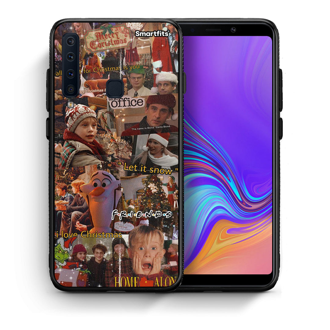 Θήκη Samsung A9 Xmas Wishes από τη Smartfits με σχέδιο στο πίσω μέρος και μαύρο περίβλημα | Samsung A9 Xmas Wishes case with colorful back and black bezels