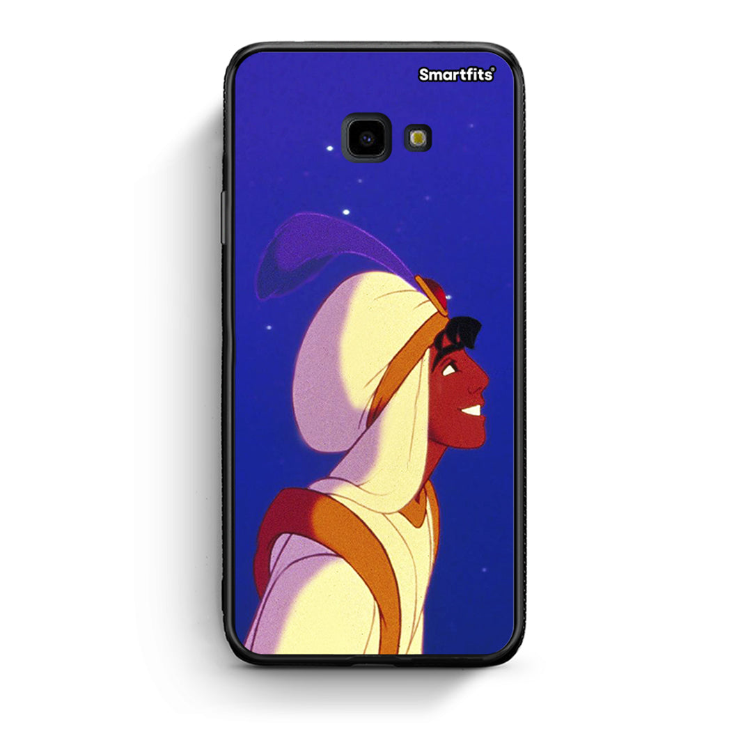 Samsung J4 Plus Alladin And Jasmine Love 1 θήκη από τη Smartfits με σχέδιο στο πίσω μέρος και μαύρο περίβλημα | Smartphone case with colorful back and black bezels by Smartfits