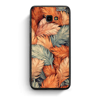 Thumbnail for Samsung J4 Plus Autumn Leaves Θήκη από τη Smartfits με σχέδιο στο πίσω μέρος και μαύρο περίβλημα | Smartphone case with colorful back and black bezels by Smartfits