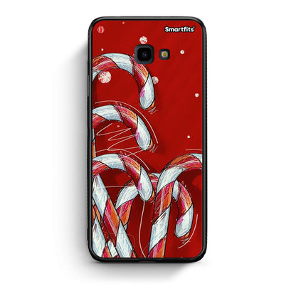 Samsung J4 Plus Candy Cane θήκη από τη Smartfits με σχέδιο στο πίσω μέρος και μαύρο περίβλημα | Smartphone case with colorful back and black bezels by Smartfits