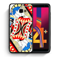 Thumbnail for Θήκη Samsung J4 Plus Card Love από τη Smartfits με σχέδιο στο πίσω μέρος και μαύρο περίβλημα | Samsung J4 Plus Card Love case with colorful back and black bezels