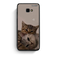 Thumbnail for Samsung J4 Plus Cats In Love Θήκη από τη Smartfits με σχέδιο στο πίσω μέρος και μαύρο περίβλημα | Smartphone case with colorful back and black bezels by Smartfits