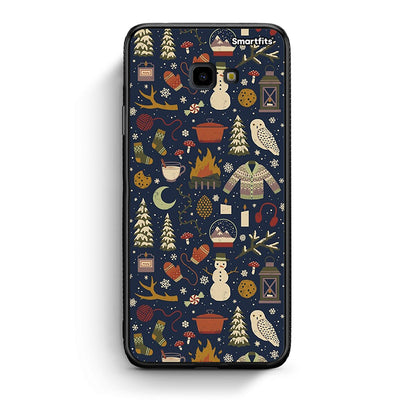 Samsung J4 Plus Christmas Elements θήκη από τη Smartfits με σχέδιο στο πίσω μέρος και μαύρο περίβλημα | Smartphone case with colorful back and black bezels by Smartfits