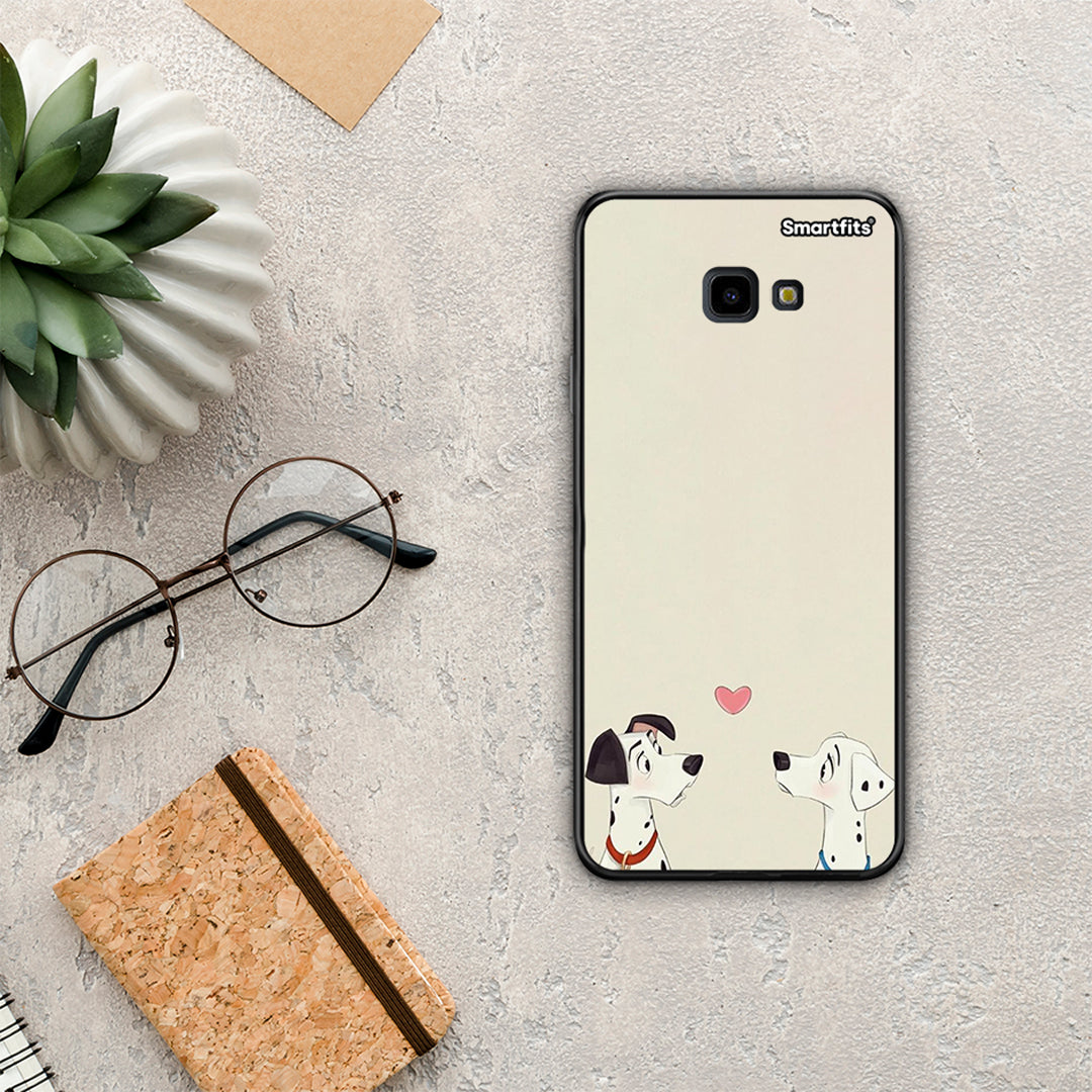Dalmatians Love - Samsung Galaxy J4+ θήκη