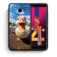 Thumbnail for Θήκη Samsung J4 Plus Duck Face από τη Smartfits με σχέδιο στο πίσω μέρος και μαύρο περίβλημα | Samsung J4 Plus Duck Face case with colorful back and black bezels