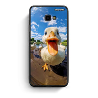 Thumbnail for Samsung J4 Plus Duck Face θήκη από τη Smartfits με σχέδιο στο πίσω μέρος και μαύρο περίβλημα | Smartphone case with colorful back and black bezels by Smartfits