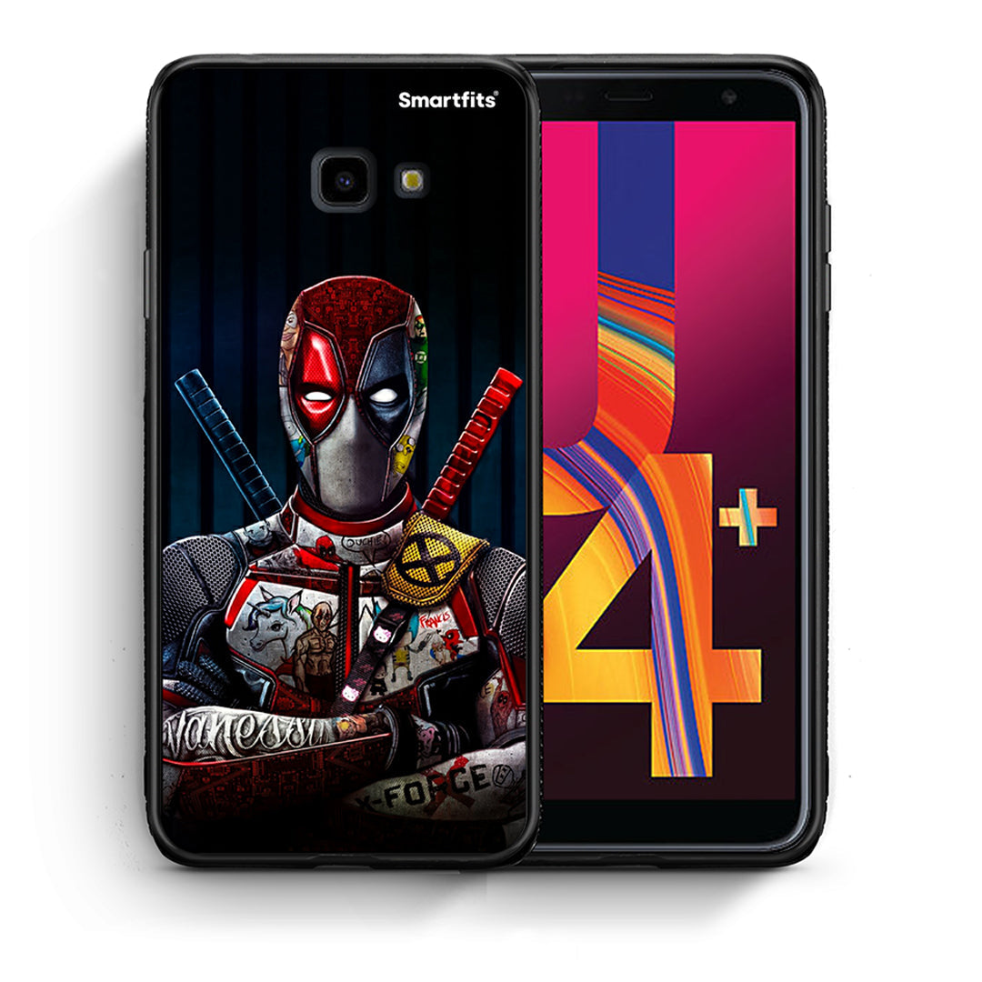 Θήκη Samsung J4 Plus Funny Guy από τη Smartfits με σχέδιο στο πίσω μέρος και μαύρο περίβλημα | Samsung J4 Plus Funny Guy case with colorful back and black bezels