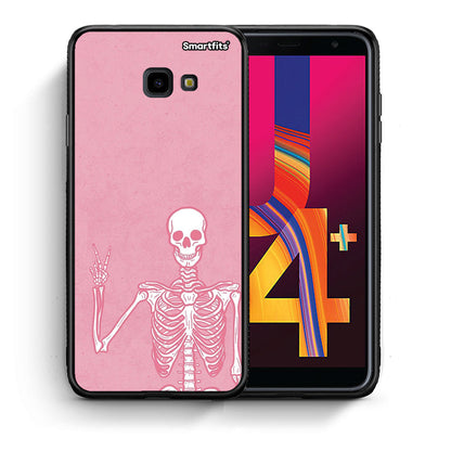 Θήκη Samsung J4 Plus Halloween Motivation από τη Smartfits με σχέδιο στο πίσω μέρος και μαύρο περίβλημα | Samsung J4 Plus Halloween Motivation case with colorful back and black bezels
