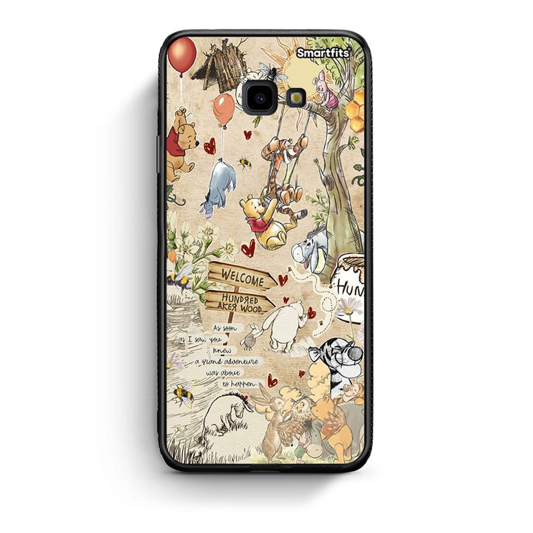 Samsung J4 Plus Happy Friends θήκη από τη Smartfits με σχέδιο στο πίσω μέρος και μαύρο περίβλημα | Smartphone case with colorful back and black bezels by Smartfits