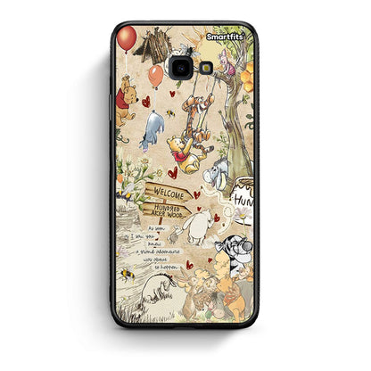 Samsung J4 Plus Happy Friends θήκη από τη Smartfits με σχέδιο στο πίσω μέρος και μαύρο περίβλημα | Smartphone case with colorful back and black bezels by Smartfits