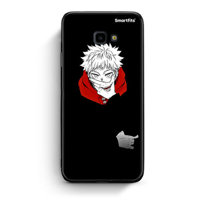 Samsung J4 Plus Itadori Anime θήκη από τη Smartfits με σχέδιο στο πίσω μέρος και μαύρο περίβλημα | Smartphone case with colorful back and black bezels by Smartfits