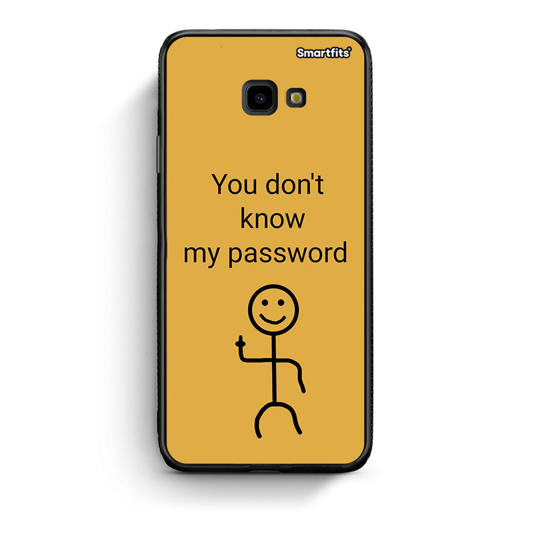 Samsung J4 Plus My Password Θήκη από τη Smartfits με σχέδιο στο πίσω μέρος και μαύρο περίβλημα | Smartphone case with colorful back and black bezels by Smartfits