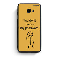 Thumbnail for Samsung J4 Plus My Password Θήκη από τη Smartfits με σχέδιο στο πίσω μέρος και μαύρο περίβλημα | Smartphone case with colorful back and black bezels by Smartfits