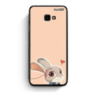 Thumbnail for Samsung J4 Plus Nick Wilde And Judy Hopps Love 2 θήκη από τη Smartfits με σχέδιο στο πίσω μέρος και μαύρο περίβλημα | Smartphone case with colorful back and black bezels by Smartfits