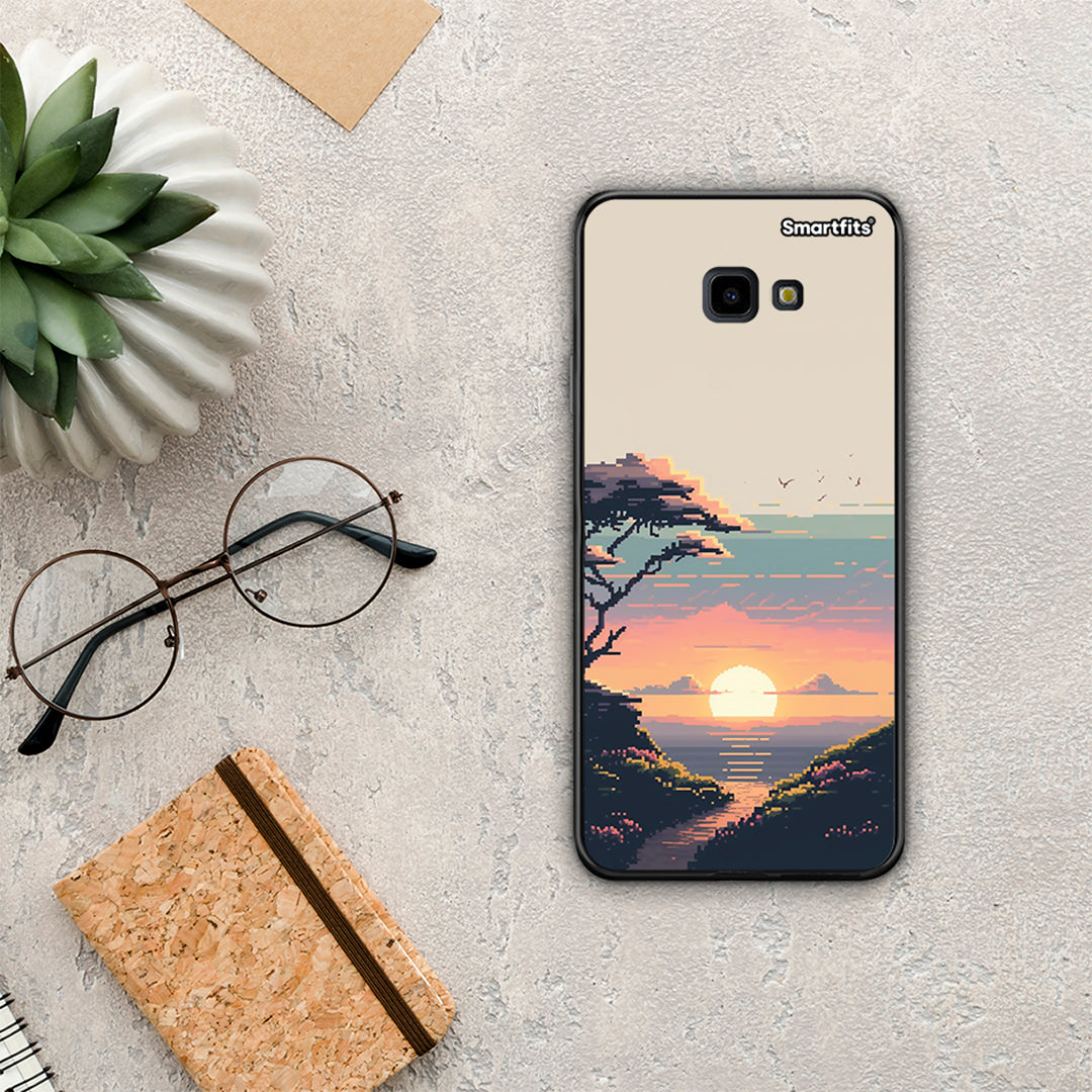 Pixel Sunset - Samsung Galaxy J4+ θήκη