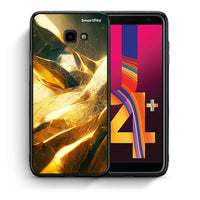 Thumbnail for Θήκη Samsung J4 Plus Real Gold από τη Smartfits με σχέδιο στο πίσω μέρος και μαύρο περίβλημα | Samsung J4 Plus Real Gold case with colorful back and black bezels