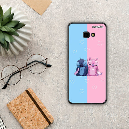 Stitch And Angel - Samsung Galaxy J4+ θήκη
