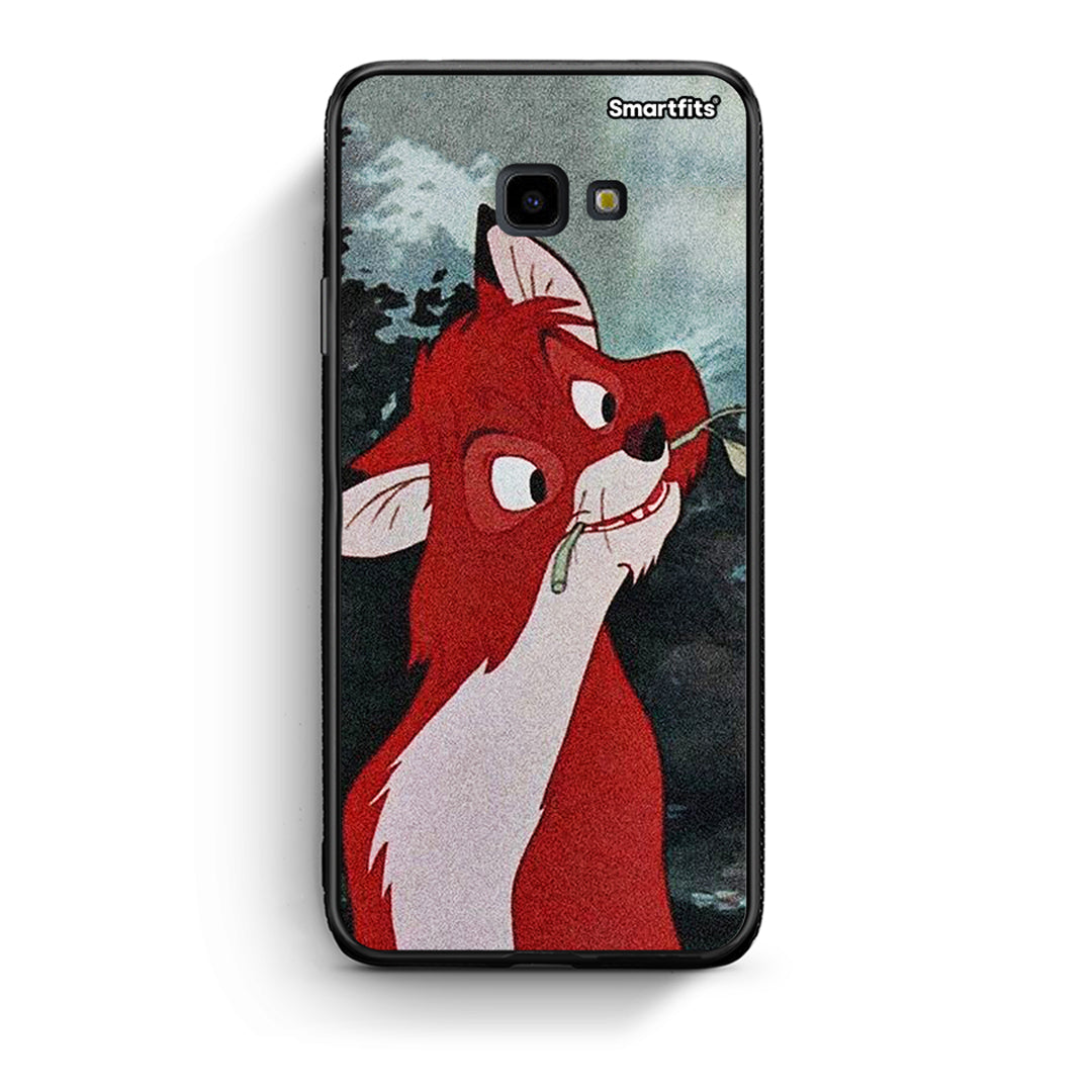 Samsung J4 Plus Tod And Vixey Love 1 θήκη από τη Smartfits με σχέδιο στο πίσω μέρος και μαύρο περίβλημα | Smartphone case with colorful back and black bezels by Smartfits