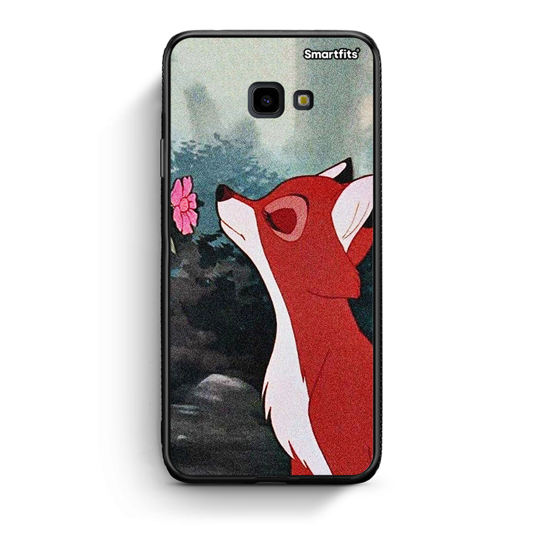 Samsung J4 Plus Tod And Vixey Love 2 θήκη από τη Smartfits με σχέδιο στο πίσω μέρος και μαύρο περίβλημα | Smartphone case with colorful back and black bezels by Smartfits