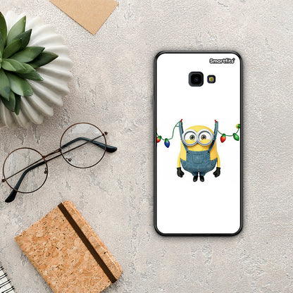 Xmas Minion Lights - Samsung Galaxy J4+ θήκη
