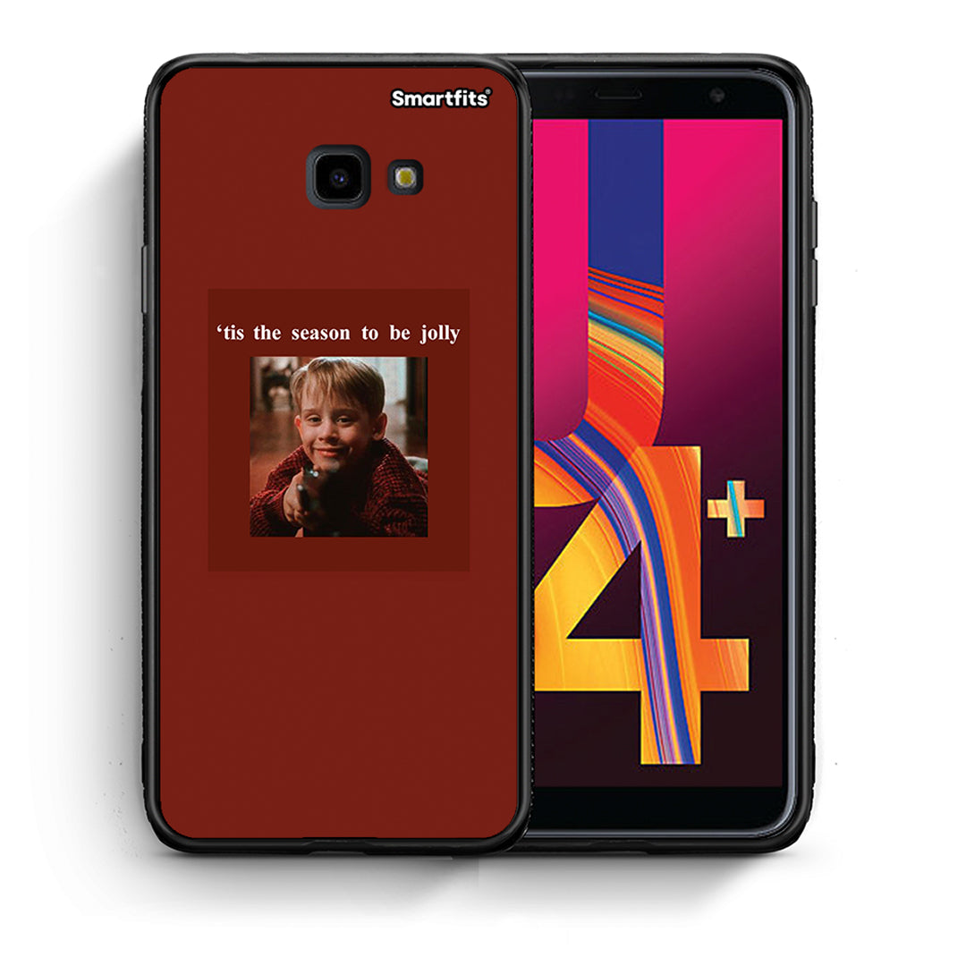 Θήκη Samsung J4 Plus Xmas Ultimate Spirit από τη Smartfits με σχέδιο στο πίσω μέρος και μαύρο περίβλημα | Samsung J4 Plus Xmas Ultimate Spirit case with colorful back and black bezels