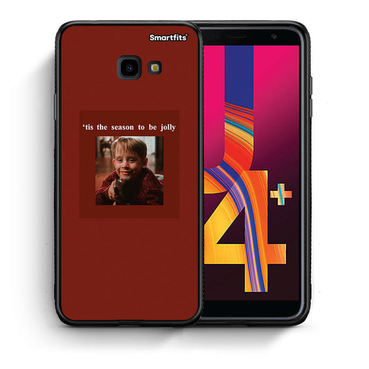 Θήκη Samsung J4 Plus Xmas Ultimate Spirit από τη Smartfits με σχέδιο στο πίσω μέρος και μαύρο περίβλημα | Samsung J4 Plus Xmas Ultimate Spirit case with colorful back and black bezels