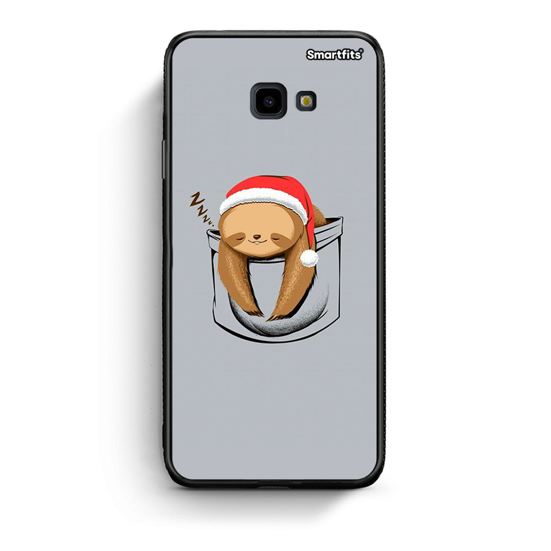 Samsung J4 Plus Xmas Zzzz θήκη από τη Smartfits με σχέδιο στο πίσω μέρος και μαύρο περίβλημα | Smartphone case with colorful back and black bezels by Smartfits