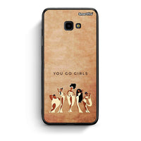 Thumbnail for Samsung J4 Plus You Go Girl θήκη από τη Smartfits με σχέδιο στο πίσω μέρος και μαύρο περίβλημα | Smartphone case with colorful back and black bezels by Smartfits