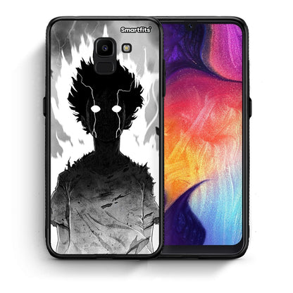 Θήκη Samsung J6 Anime Boy από τη Smartfits με σχέδιο στο πίσω μέρος και μαύρο περίβλημα | Samsung J6 Anime Boy case with colorful back and black bezels
