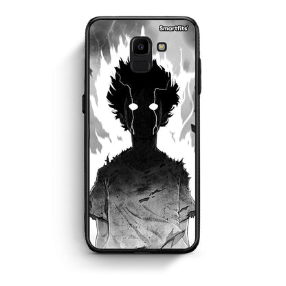 samsung J6 Anime Boy Θήκη από τη Smartfits με σχέδιο στο πίσω μέρος και μαύρο περίβλημα | Smartphone case with colorful back and black bezels by Smartfits