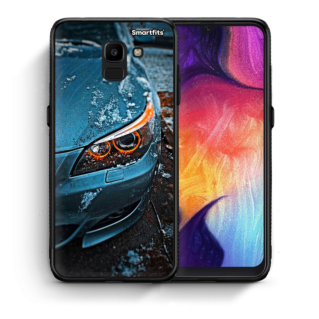 Θήκη Samsung J6 Bmw E60 από τη Smartfits με σχέδιο στο πίσω μέρος και μαύρο περίβλημα | Samsung J6 Bmw E60 case with colorful back and black bezels