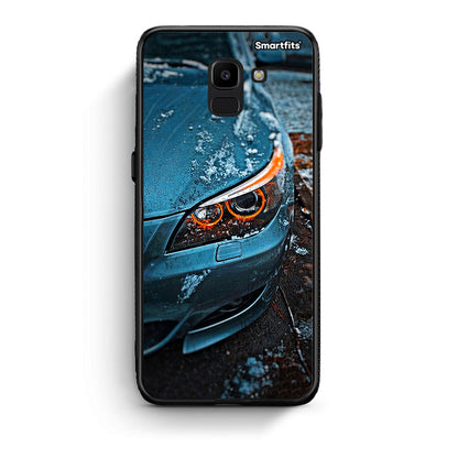 samsung J6 Bmw E60 Θήκη από τη Smartfits με σχέδιο στο πίσω μέρος και μαύρο περίβλημα | Smartphone case with colorful back and black bezels by Smartfits