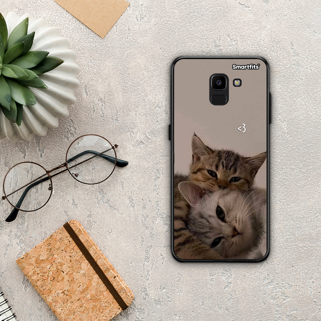 Cats In Love - Samsung Galaxy J6 θήκη