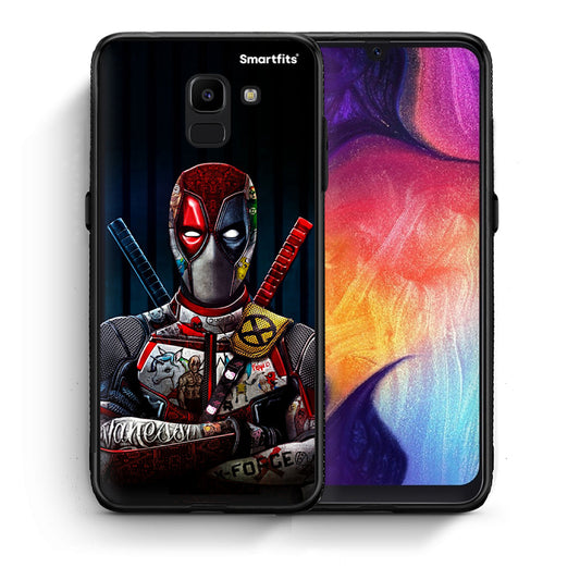 Θήκη Samsung J6 Funny Guy από τη Smartfits με σχέδιο στο πίσω μέρος και μαύρο περίβλημα | Samsung J6 Funny Guy case with colorful back and black bezels